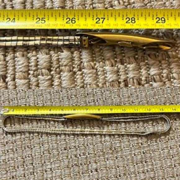 Vintage Judith Leiber Snake Chain Bar Belt – 70s- early 1980s, Rare, signed. main image 5